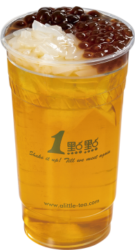 Four Season Tea With Boba and Coconut Jelly